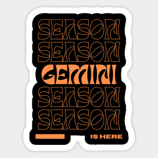 Gemini Season Sticker